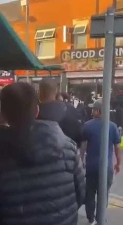 Riots in Leicester, England, yesterday with one group shouting ‘Jai Sri Ram’, police making arrests.
