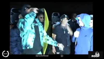 Jammer spitting over Audio Slugs & Teddy riddim on Da Roof 💫💫💫