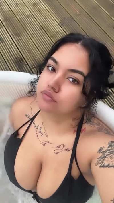 I’d drink the hot tub dry 
