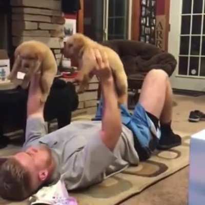This is my kind of workout