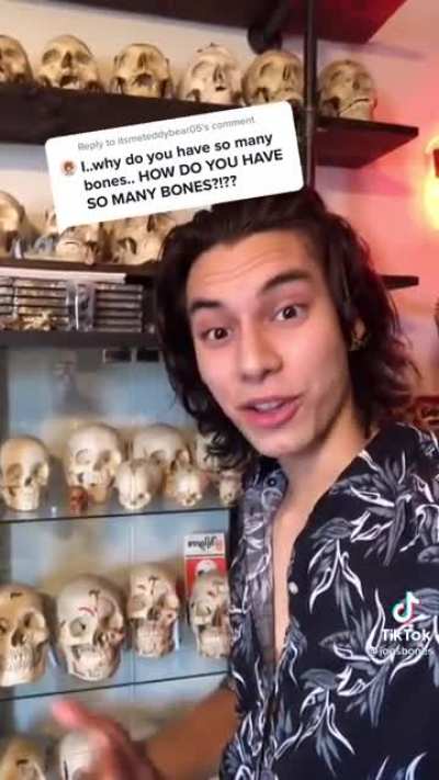 this collects human bones?