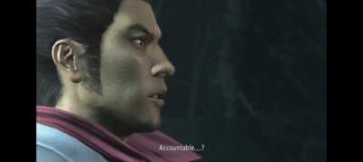 for a single frame in this cutscene majima randomly appears