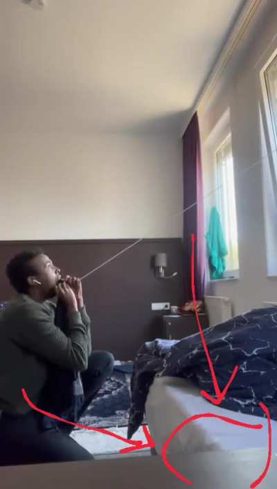 ghost in bedroom?