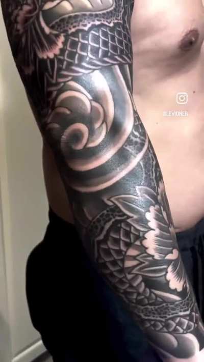 Pair of sleeves done by me Levi Polzin, Seattle, WA, USA. (@Levioner on IG)