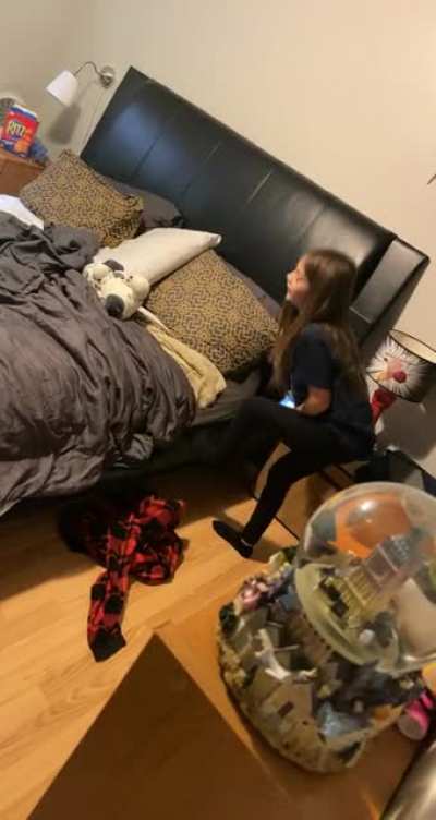 Caught my sister in my room