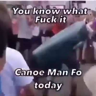 Canoe man