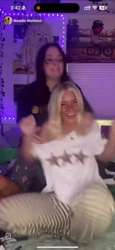 very ticklish blonde live
