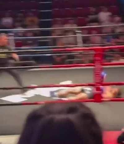 Epic knockout win