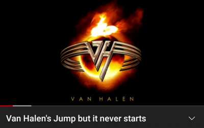 Jump by Van Halen but ut doesn't start