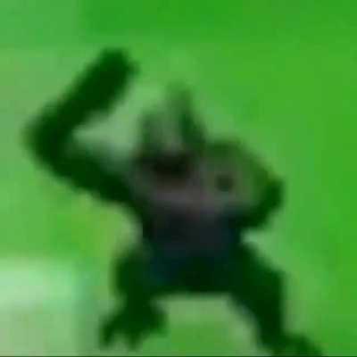 What da monke doin