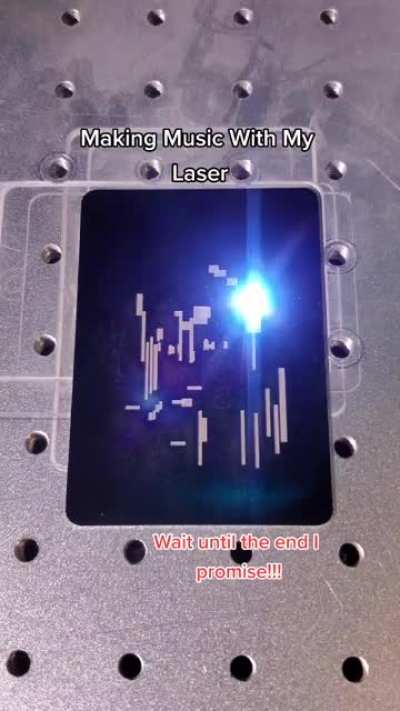 Music with laser