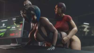 Futa Seong Hui fuck Harley (Lord Breastish) [DC x Yakuza]