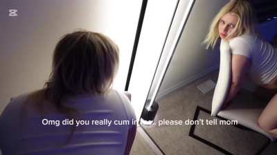 Hot sis breeding before mom gets home