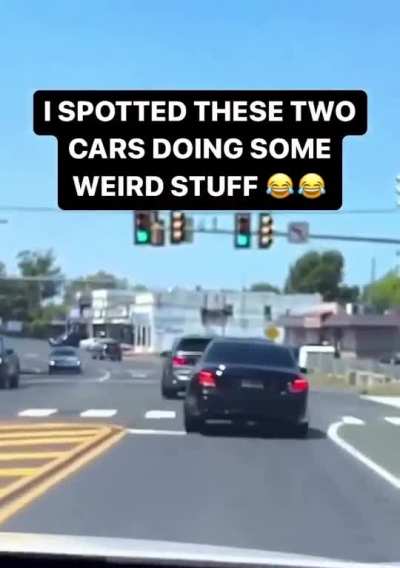 They’re dancing