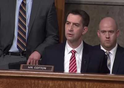 US Senator really making sure this CEO definitely has nothing to do with China...