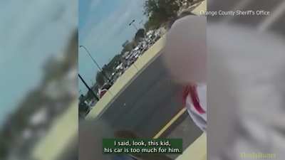Orange County deputy pulls over 16-year-old for driving 132 mph on FL highway, corporal calls dad
