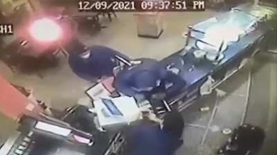 14 year old son at his family's Philadelphia pizza shop shoots robber in the head.