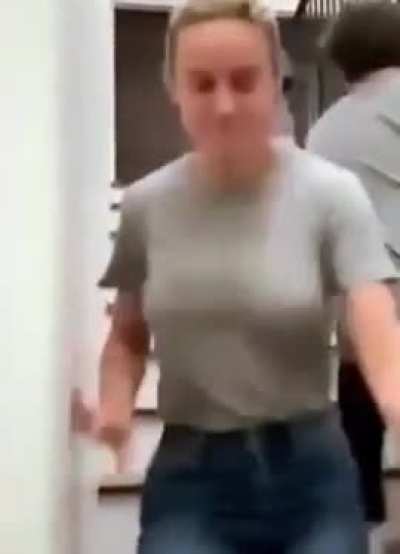 Coming down the stairs