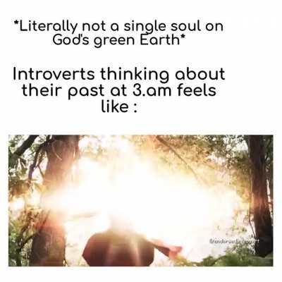 Past makes us to feel a higher existence