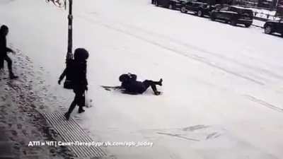 To help someone else who fell in snow