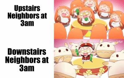 It's fine. I don't need to sleep anyway.