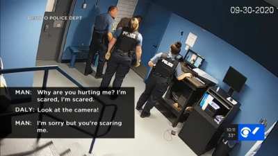 Missouri police officers beat up and kick man in groin at police station