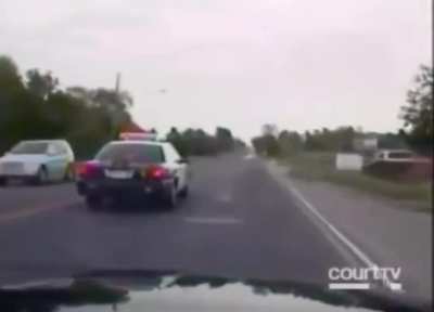 Suspect robs a bank and leads police on chase. You’ll never guess where the pursuit ends.