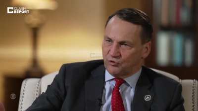 Polish Foreign Minister Sikorski: Europe is now financing the war entirely. We’ve spent roughly 200 billion euros. Success will come only when Putin recalculates whether he can achieve his aims at an acceptable cost.