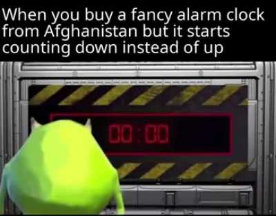 It really wakes you up when it hits 00:00