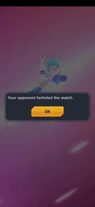 This is it boys... This is the most beautiful forfeit screen ever. Vegeta in his most fabulous form yet. There will never be forfeit screen greater than this!!