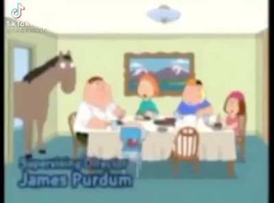 The horse is here