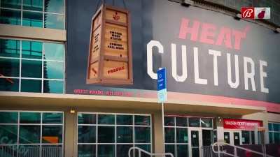 [Highlight] Miami Heat Dwyane Wade Hall of Fame Heat Ceremony and Pat Riley revealing to him there will be an 8 foot statue of Wade outside Heat Arena