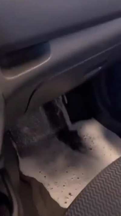 Small leak at the car wash