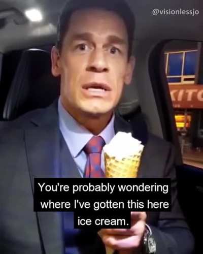 John Cena Chinese Ice Cream