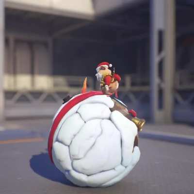 Shoutout to whoever made sure Hammond didn’t impale himself on the carrot when using this emote with the snowman skin