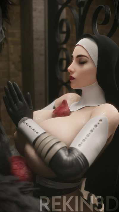 Nun x Werewolf (rekin3d)
