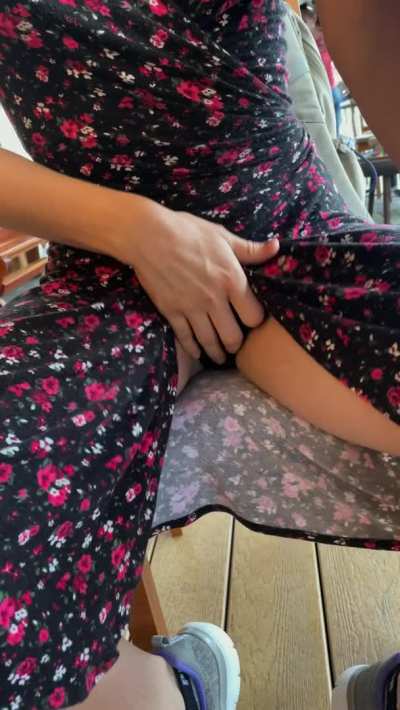 She couldn't resist a little taste
