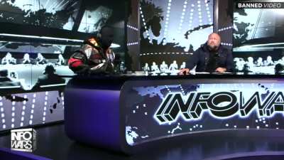 Ye on Infowars singing about how the Clintons are going to kill him
