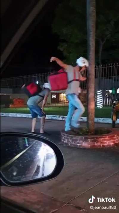 when the traffic light turns red in brazil, it’s....a little different