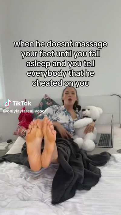 19yr soles in bed