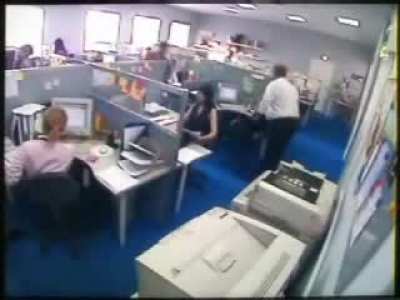 It's just another day at the office