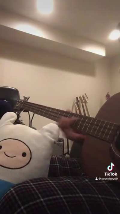 I wrote a solo arrangement of Everything Stays on Bass