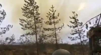 A shitload of missiles being fired😳😮