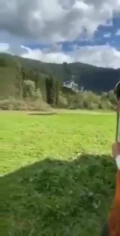 Chopper landing