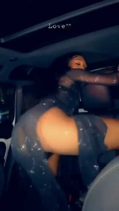 Twerking in the car part 2