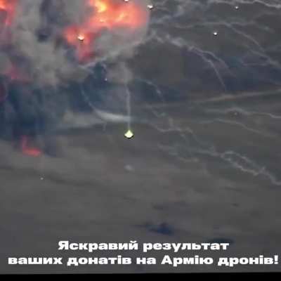 Russian 2S3 Akatsiya SPG destroyed by Ukrainian Missile, possibly Brimstone. Ukraine, 2023.