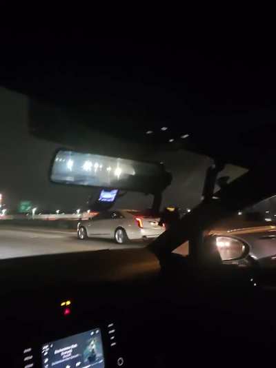 Playing with a CTS-V coupe in my GTI.