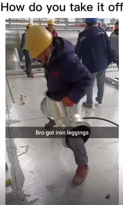 Nobody tell OSHA