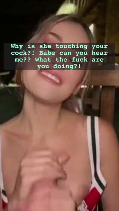 What the fuck is she doing??