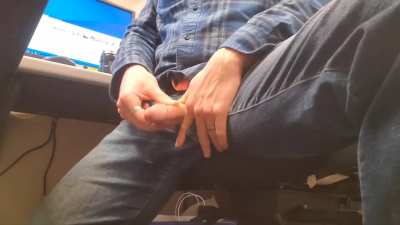 highlight reel from a 20 minute video of teasing my dick in the office